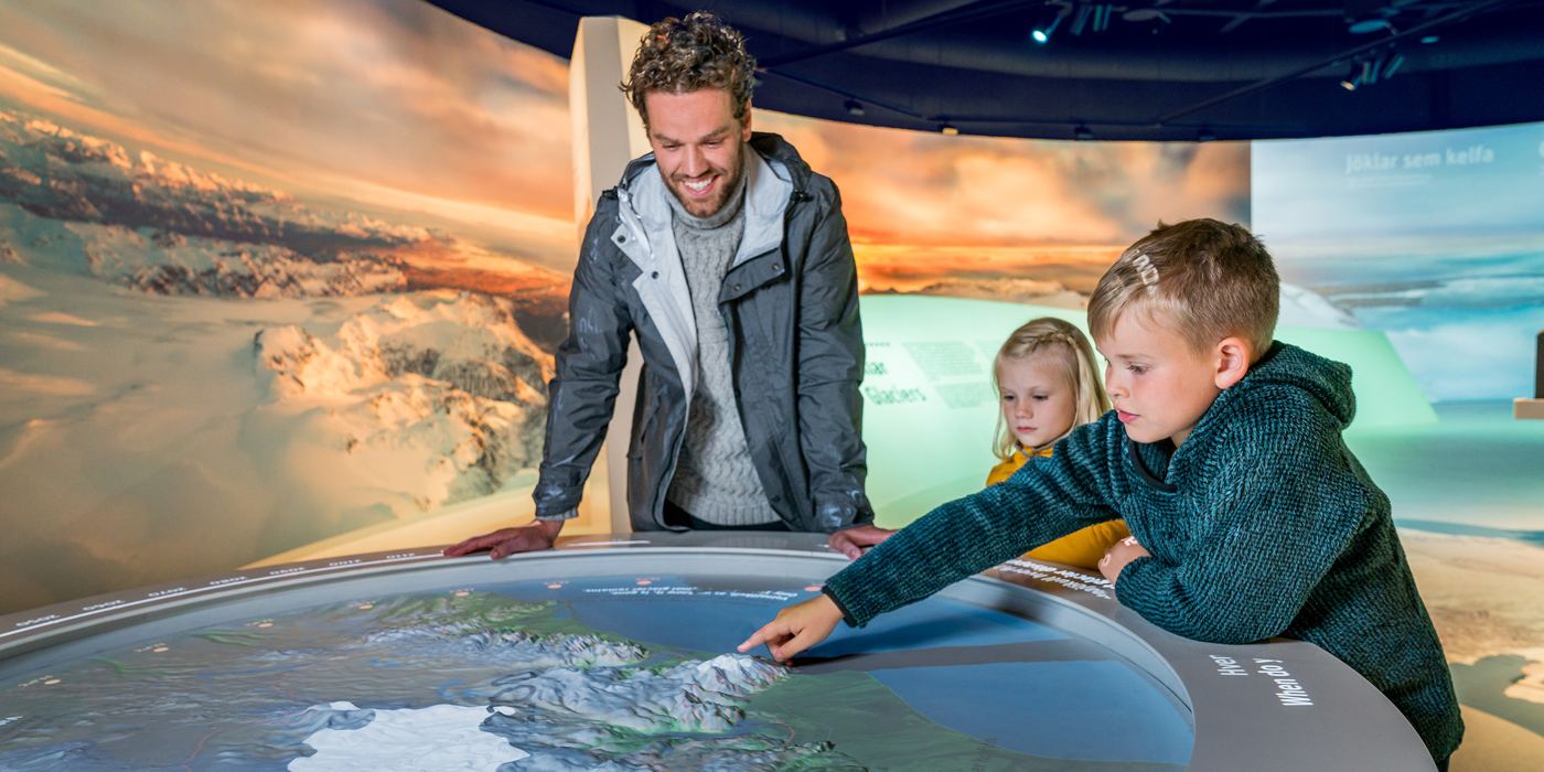 Perlan Ice Cave, Northern Lights Planetarium & Golden Circle Tour